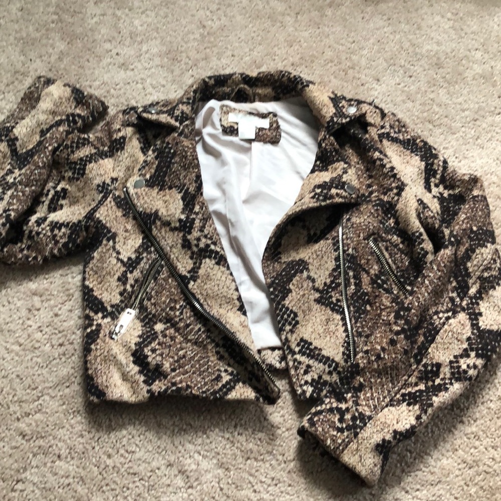 Hm Snake Print Jacket - image 1